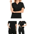 thumbnail image 4 of Amzcrzy Scrubs for Women Scrub Set - Jogger Pant and Tuck-in V-Neck Top, 5 Pockets, Yoga Waistband, Work Uniform, 4 of 4