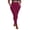 Wine, variant on Leggings for Women Plus Size Elastic Comfortable Soft Fitness Pants Yoga Pants with Pockets