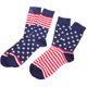 thumbnail image 3 of BRIGHTFUFU 2 pares de calcetines de algodón con bandera americana, medias divertidas, calcetines de tubo para hombres y mujeres, 3 of 8