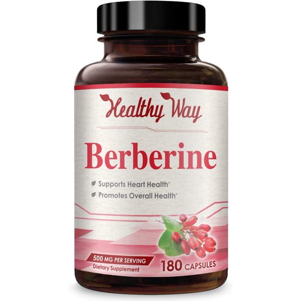 Healthy Way Berberine Supplement Berberine 500mg Berberine HCI