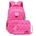 thumbnail image 1 of Sonducket con estampado de para estudiantes, de moda para niños de primaria, libro de calidad, adolescentes, niñas, niños, Mochilas Rosa roja, 1 of 6