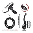 thumbnail image 2 of Juego de frenos de bicicleta Completo GASHWER Freno Delantero y Trasero Universal negro, 2 of 3