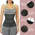 thumbnail image 3 of QRIC Womens Latex Waist Trainer Gym Belt Shapewear Girdle Corset Belt Slim Body Shaper With Double Wasitband, 3 of 6