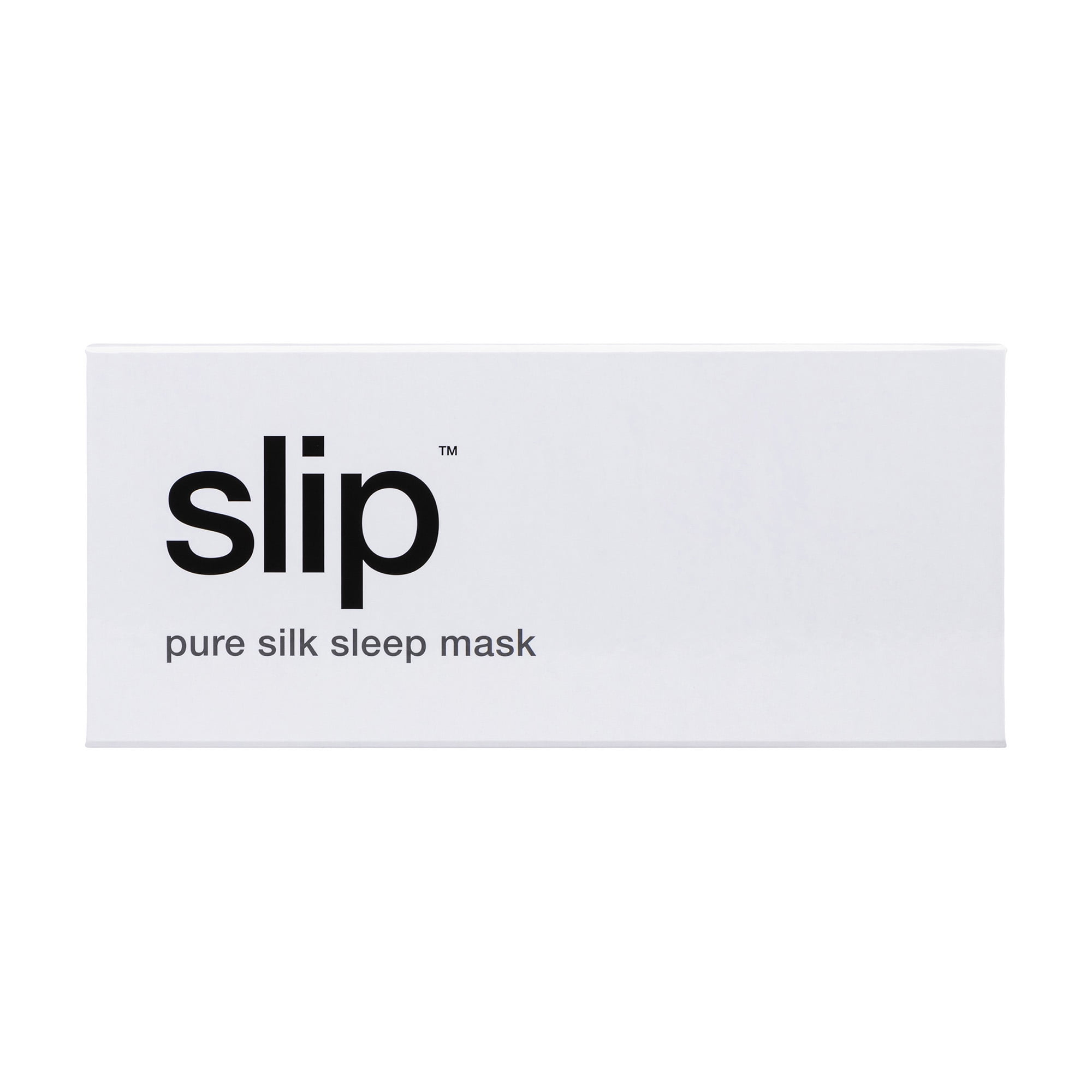 Slip Pure Silk Soft Sleep Mask with Elastic Band, White