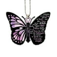 thumbnail image 5 of I Can Only Imagine Butterfly Cross Car Mirror Hanging Ornament - Christian Gift & Decor, 5 of 5