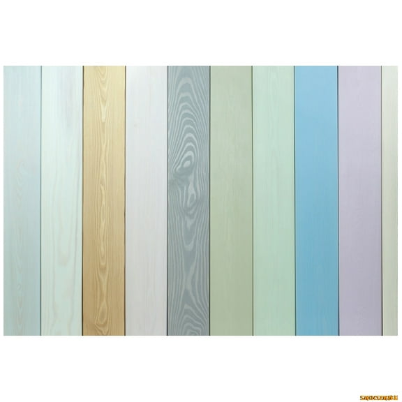 Vintage Colorful Wood Backdrop Wood Texture Floor Baby Kids Birthday Party Wedding Photography Background Photostudio Props