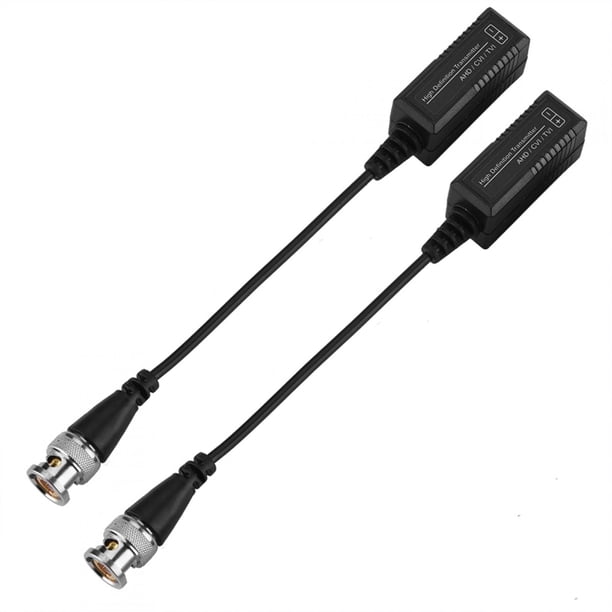1 par HD CVI/AHD/TVI transceptor pasivo adaptador transmisor vídeo Balun CCTV UTP BNC Cat5