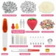 thumbnail image 4 of Kit para hacer pulseras PAXCOO, 985 piezas, con 110 madejas de hilo de bordar, 4 of 7
