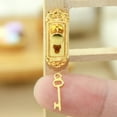 thumbnail image 7 of KUFptva Dollhouses Decorations Accessories 1/12 Scale Miniature Door Lock and Key Set Vintage Mini Doll House Scene Model Gifts, 7 of 7
