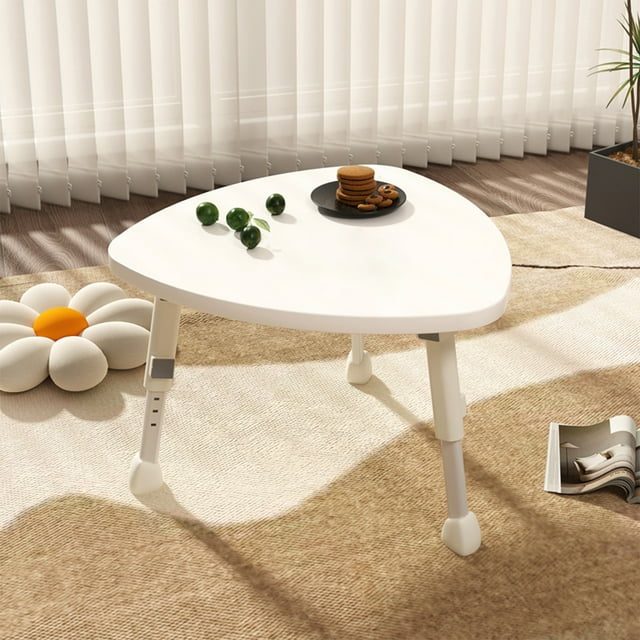 Hxlamzoo Table d'Appoint Réglable en Hauteur - Meuble pour Petits Espaces, Maison et Chambre