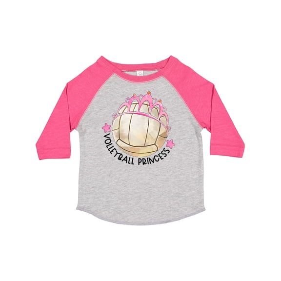 Inktastic Volleyball Princess Tiara Girls Toddler T-Shirt