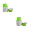 thumbnail image 4 of Bewildely 50 Uds copas de helado 200ml tazones de postre yogur helado para llevar forro grueso envoltorios para pasteles bandeja para hornear Verde 2Conjunto, 4 of 6