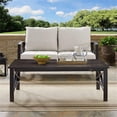 thumbnail image 2 of Afuera Living Coastal Metal Patio Coffee Table in Oil Rubbed Bronze, 2 of 6