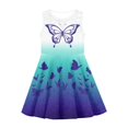 thumbnail image 2 of Suhoaziia Aesthetic Butterfly Skater Dress Toddler Girl Dress Up Clothes Lightweight Skin Friendly Swing Skater Midi Dress,Aesthetic Teenage Girls Dresses Size 11-12 Years, 2 of 5