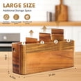 thumbnail image 4 of Soporte para utensilios de madera de acacia Rodelna con 4 compartimentos, 4 of 7
