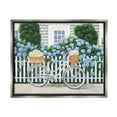 thumbnail image 3 of Stupell Industries Cape Cod Daisy Bike Luster Gray Framed Floating Canvas Wall Art, 24x30, by Wild Apple Portfolio, 3 of 5