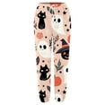 thumbnail image 5 of Women's Casual Pants Halloween Print Loose Pocket Drawstring Cuffed High Waist Join Sweatpants Perfect For Everyday Wear In Fall And Winter, 5 of 5