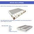 8Inch Wood Split Traditional Box Spring/Foundation for Mattress Set
