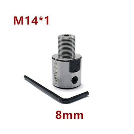 

BCLONG 8-19mm M14 adapter M14*1 Connecting rod Connector Bushing For chuck Lathe Bench
