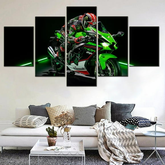Set of five canvas wall art prints/posters, suitable for home decor, living room wall art, and bedroom wall art, unframed.,M