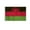 2x3 ft Nylon Flag, variant on AGAS Malawi Flag 4x6 inch - 11" Plastic Pole 100% Polyester Stitched Edges Malwaian Africa Republic National Mini Flag on a Stick