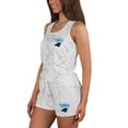 thumbnail image 6 of Women's Concepts Sport Carolina Panthers Quartz Hacci Knit Tank Top & Shorts Sleep Set, 6 of 6
