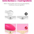 thumbnail image 3 of Limpiador facial impermeable de silicona suave, carbón de bambú, carga inalámbrica, tamaño de viaje, masajeador para exfoliación de la piel, limpieza profunda, antienvejecimiento, cepillo de, 3 of 5