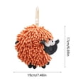 thumbnail image 3 of CaiYueKe Sheep Funny Hand Towels for Bathroom Kitchen - Cute Decorative Sheep Decor Hanging Washcloths Face Towels Super Absorbent Soft - Gift for Friends and Family, 3 of 7
