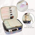 thumbnail image 3 of Organizador de brochas de maquillaje Teamoy Travel Flamingo Nylon, 3 of 8