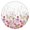 Pioneer Flower Floral-3, variant on Pioneer Flower Floral Print Pattern Round Fitted Tablecloth with Elastic Edge,Dining Table Cover Waterproof,Outdoor Round Tablecloth for Camping,Dining,Indoor and Outdoor