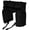 Black, variant on Showman Nylon Oversized Saddle & Cantle Bag (Brown)