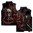 thumbnail image 4 of Chaleco calefactor de esqueleto para hombre, chaquetas de invierno ligeras para hombre, chaquetas de plumón de moda para hombre 2024, chaleco de viento frío cálido y asequible y fresco con calavera, 4 of 4