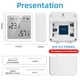 thumbnail image 5 of Advancent Smart WiFi Pantalla digital Termómetro Higrómetro Alarma Dormitorio Sala de estar Escritorio Sensor inalámbrico de temperatura y humedad Termómetros Advancent HA066227-00, 5 of 6