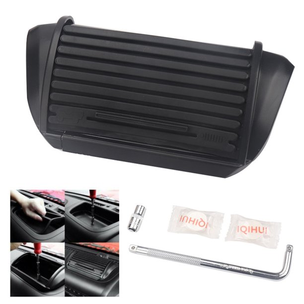 Soporte De Caja De Almacenamiento Para Consola De Salpicadero De Abs Compatible Con Organizador De Salpicadero Wrangler Jk Eigraketly VI011886-02