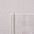 thumbnail image 5 of SAFAVIEH Courtyard Evander Geometric Indoor/Outdoor Runner Rug, Ivory/Soft Pink, 2'3" x 10', 5 of 9