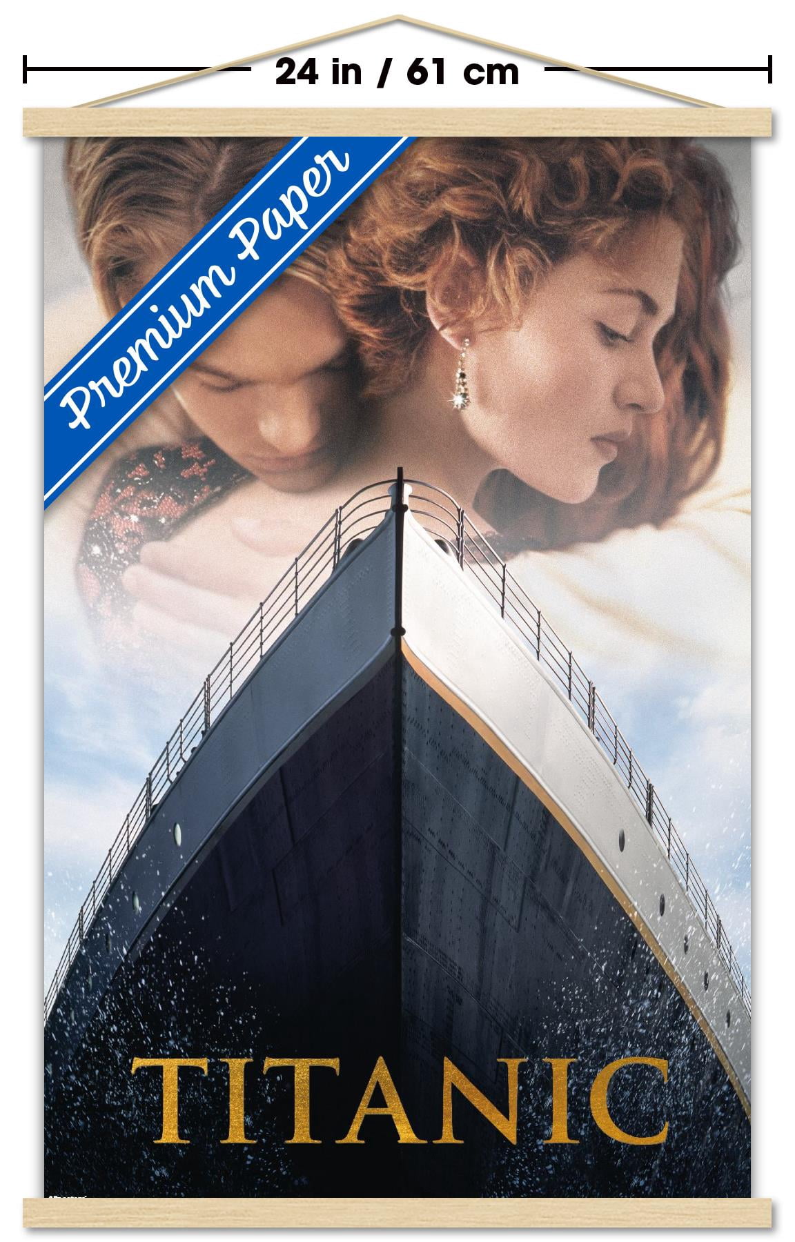 Titanic (1997) - Embrace One Sheet Wall Poster, 14.725
