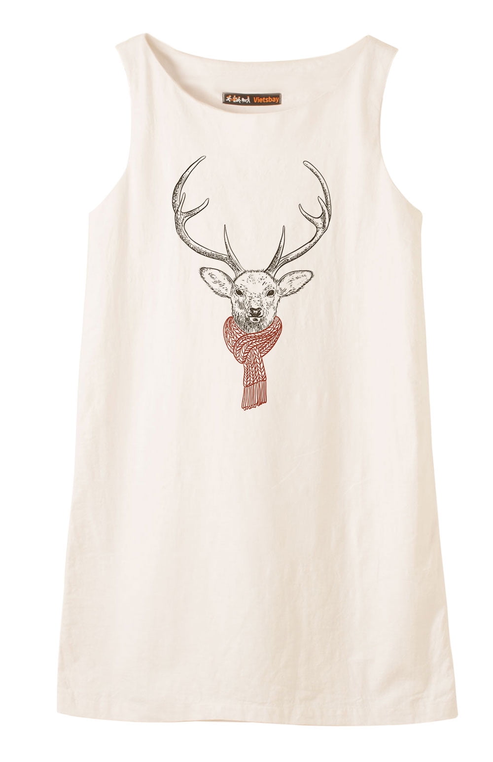 elk linen shift dress