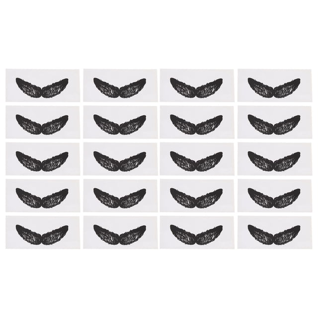 MasteelfCA 20 Pcs Cire pour Nez, Autocollants en Forme de Barbe pour Épilation du Nez