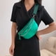 thumbnail image 4 of Bolsa De Pecho Bolso de pecho con patrón de cocodrilo, Bolso de cintura de señora con cadena gruesa informal para el trabajo (verde), 4 of 8