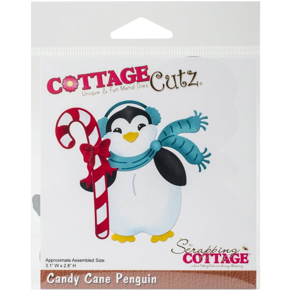 Cottagecutz Pingouin de Canne à Sucre 3.1"X2.8"