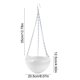 thumbnail image 3 of CaiYueKe Self Watering Hanging Planter with Drainage Holes and Chain, Plastic Plant Pots for Indoor Outdoor Garden, Flower Pot Container for Succulents Herbs, 3 of 7