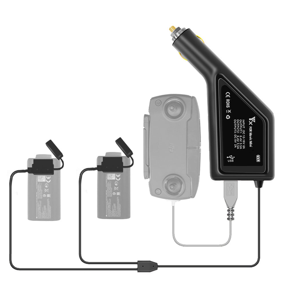 5V/3A Type-C USB Battery Charger LED Display Monitor For DJI Mavic Mini 2 