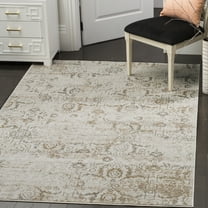 SAFAVIEH Artifact Emmeline Abstract Area Rug, Grey/Cream, 6'7" x 9'2"