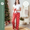 thumbnail image 2 of Hello Mello Holiday Lounge Soft Pants Pajama Bottoms, Joyful Large/X-Large (Women's), 2 of 10