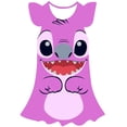 thumbnail image 1 of 2023 año Disney Stitch vestido niñas vestido niños Cosplay fiesta lindo moda vestir 1-10 años niños cumpleaños princesa disfraz 10T Gao Jinjia LED, 1 of 2