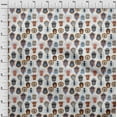 thumbnail image 4 of oneOone Silk Tabby White Fabric Kids Animal Fabric For Sewing Printed Craft Fabric By The Yard 42 Inch Wide, 4 of 4