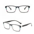thumbnail image 4 of 4 Pairs Spring Hinges Square Oversized Reading Glasses Readers, 4 of 5