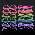 thumbnail image 2 of LNGOOR 10 Pcs Lunettes Phosphorescentes - Pas de Piles Requises Parfaites pour Décorations de Fête Halloween & Noël, 2 of 6