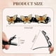 thumbnail image 2 of Pinza de Pelo de Cristal para Mujeres y Niñas | Centro de Mesa de Cristal Brillante | Diseño Elegante y Versátil | Paquete de 6 Pinzas, 2 of 7