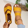 thumbnail image 5 of Gifts Clearance Womens Sandals Women's Large Size Beach Shoes Are Comfortable Light Soft-soled And Roman Sandals, 5 of 7